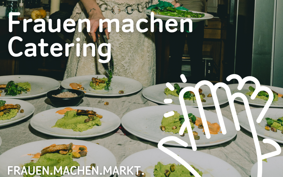 Frauen machen Catering