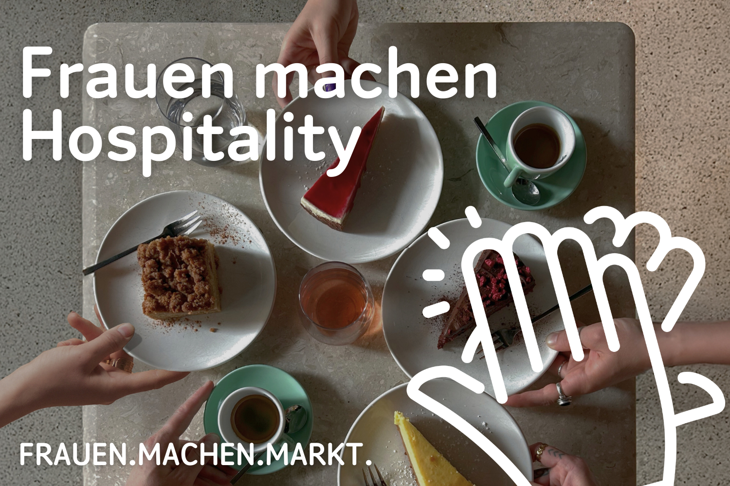 Frauen machen Hospitality
